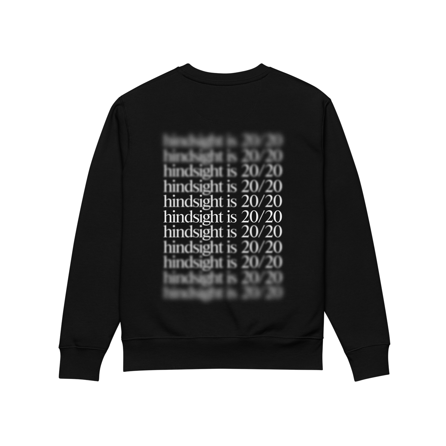 "HINDSIGHT IS 20/20" SWEATER