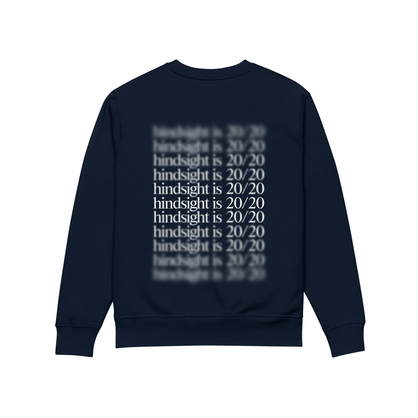 "HINDSIGHT IS 20/20" SWEATER