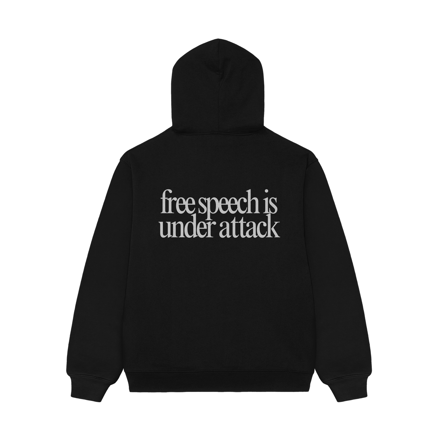 FREE SPEECH IS UNDER ATTACK HOODIE