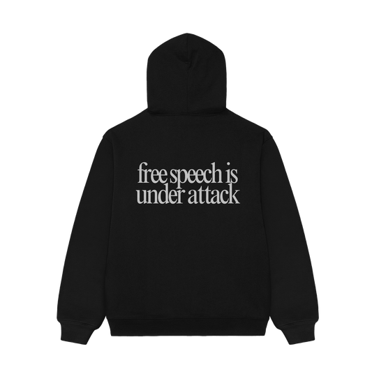 FREE SPEECH IS UNDER ATTACK HOODIE