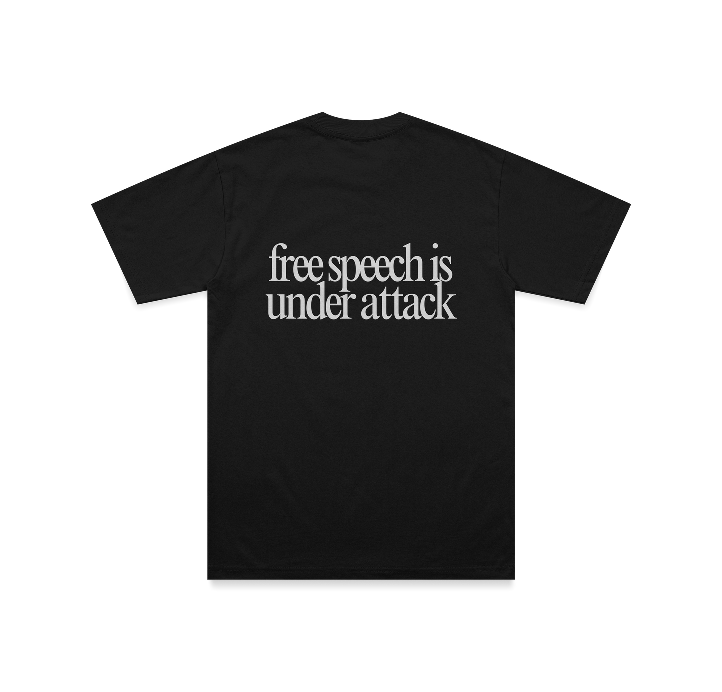 "FREE SPEECH IS UNDER ATTACK" TEE