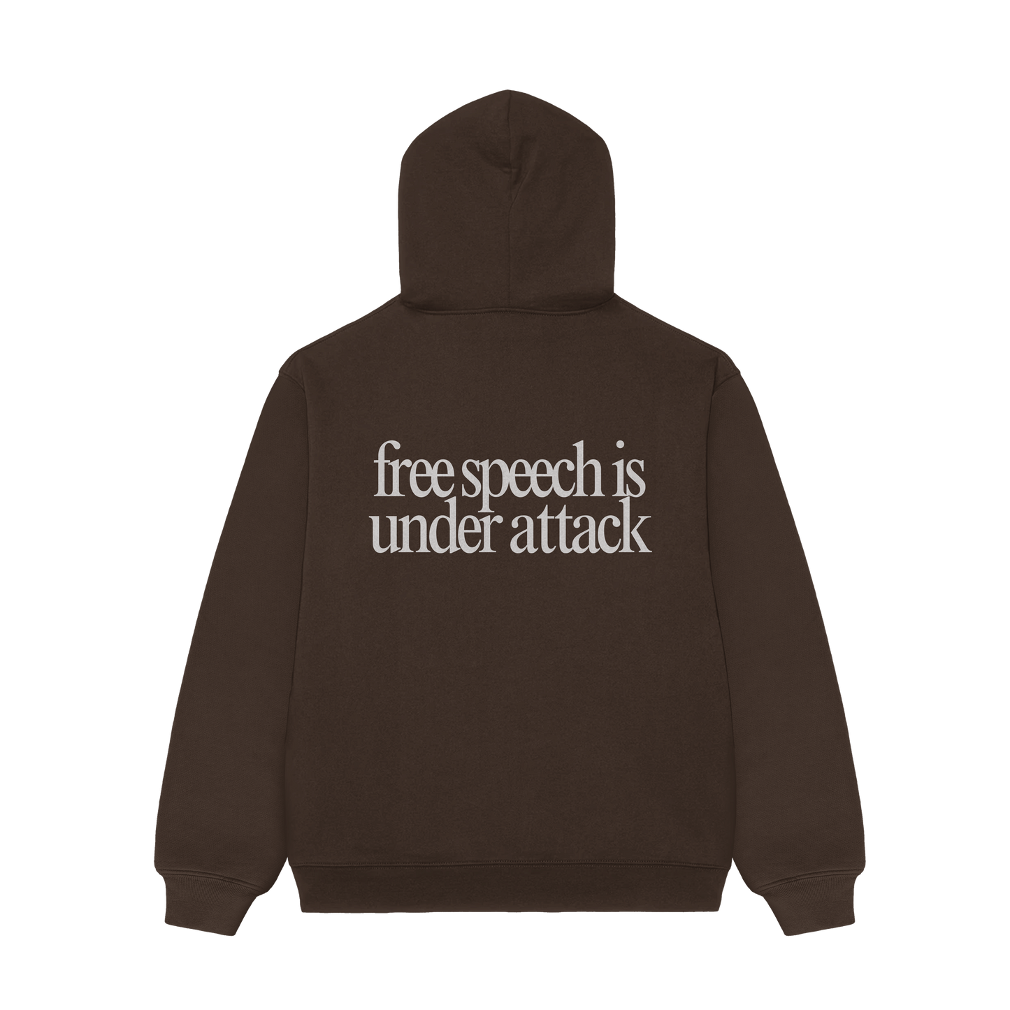 FREE SPEECH IS UNDER ATTACK HOODIE