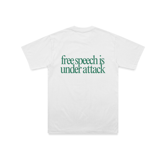 FREE SPEECH IS UNDER ATTACK TEE