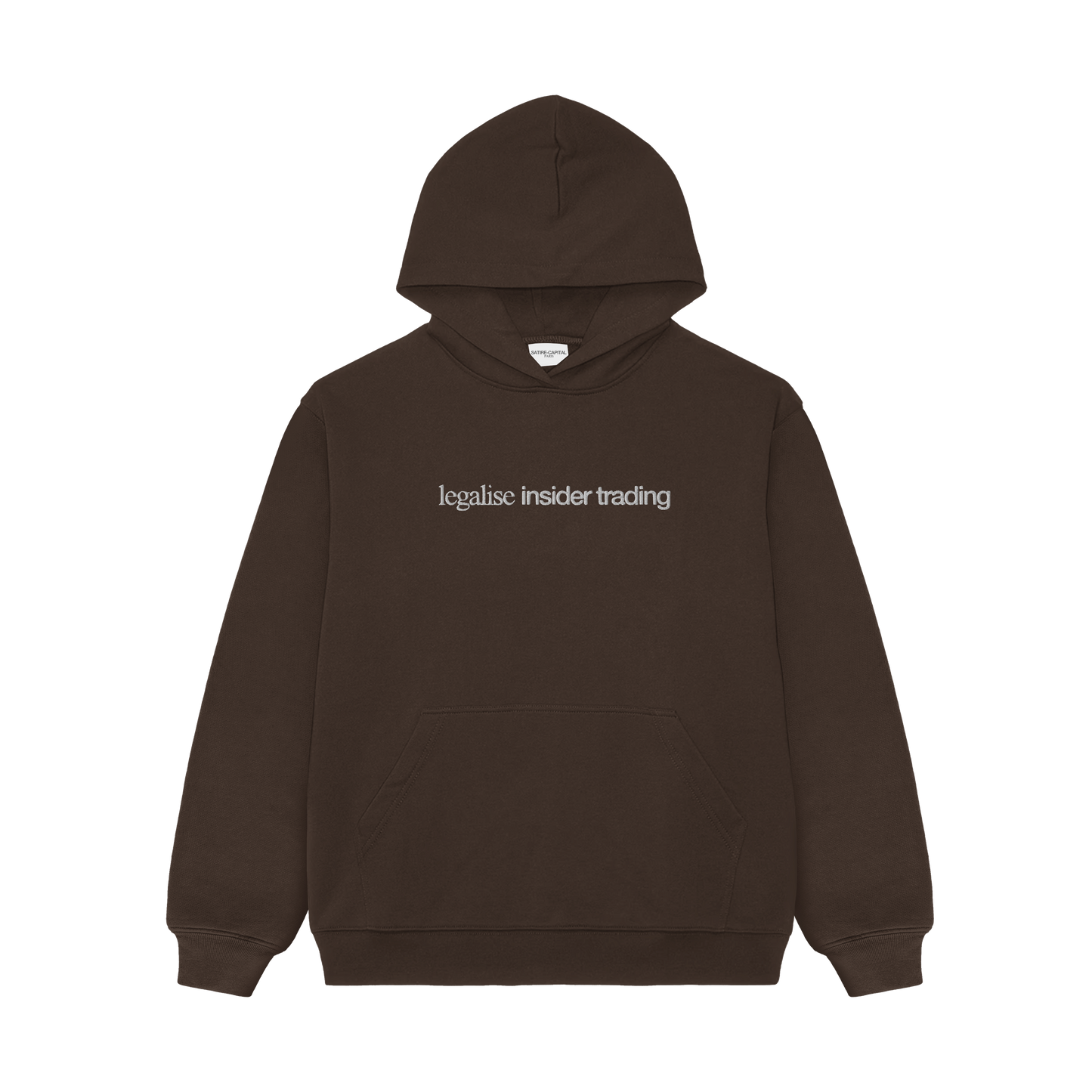 "LEGALISE INSIDER TRADING" HOODIE