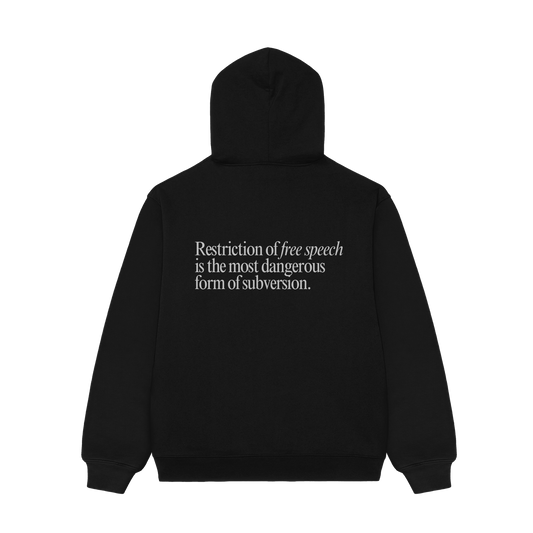 RESTRICTION OF FREE SPEECH HOODIE