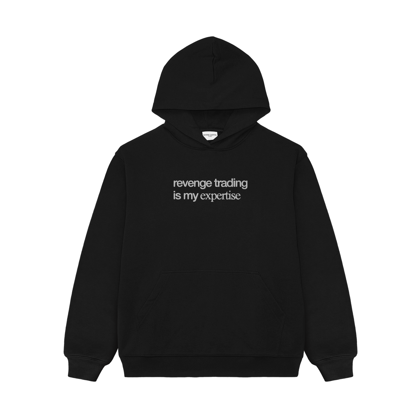 "REVENGE TRADING IS MY EXPERTISE" HOODIE
