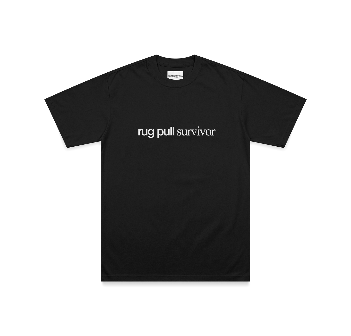 "RUG PULL SURVIVOR" TEE