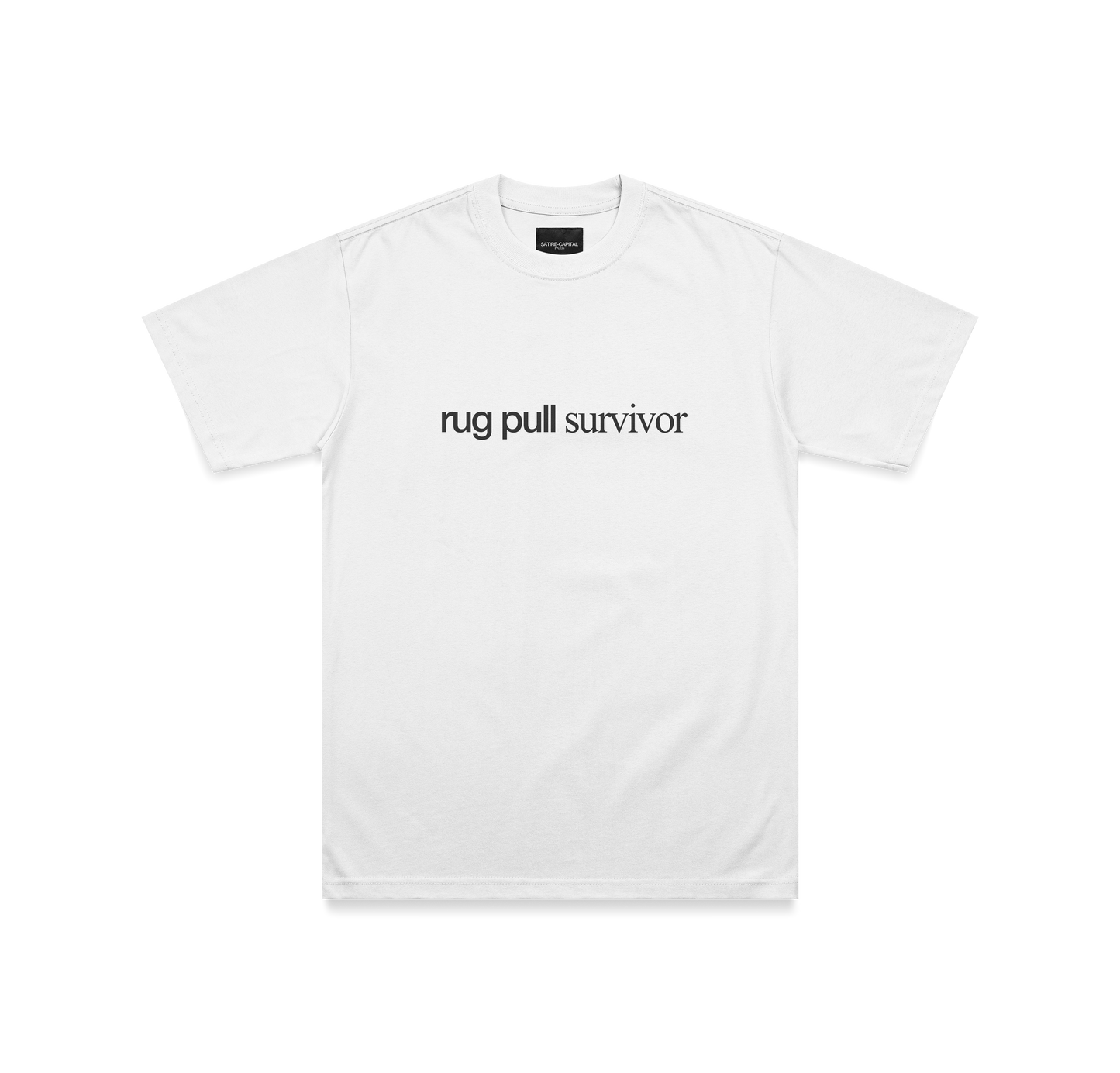 "RUG PULL SURVIVOR" TEE